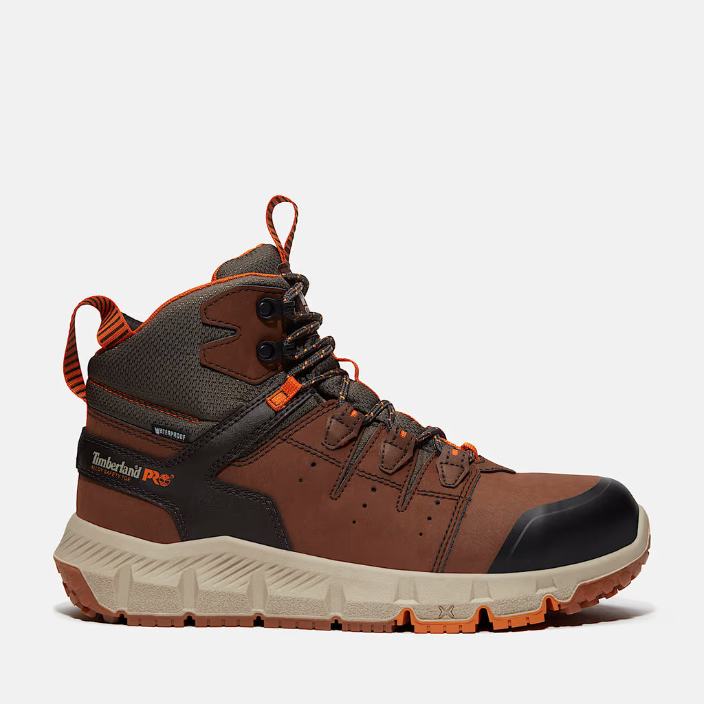 Timberland Pro Tempe 6" Alloy Toe Waterproof Work Boot Brn