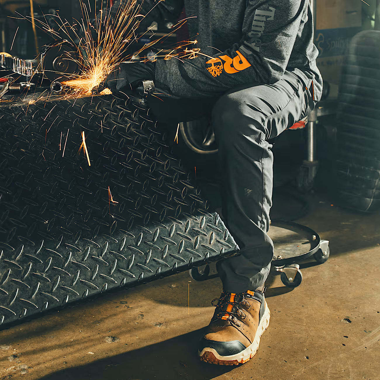 Timberland Pro Tempe 6" Alloy Toe Waterproof Work Boot Brn