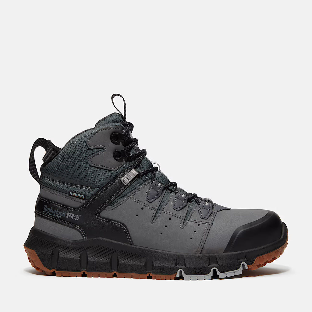 Timberland Pro Tempe 6" Alloy Toe Waterproof Work Boot Gray