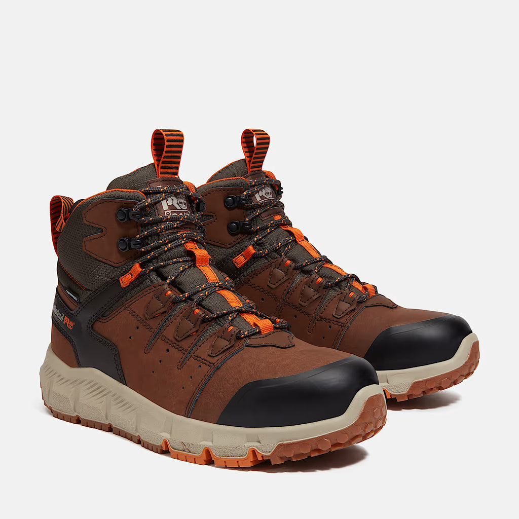 Timberland Pro Tempe 6" Alloy Toe Waterproof Work Boot Brn
