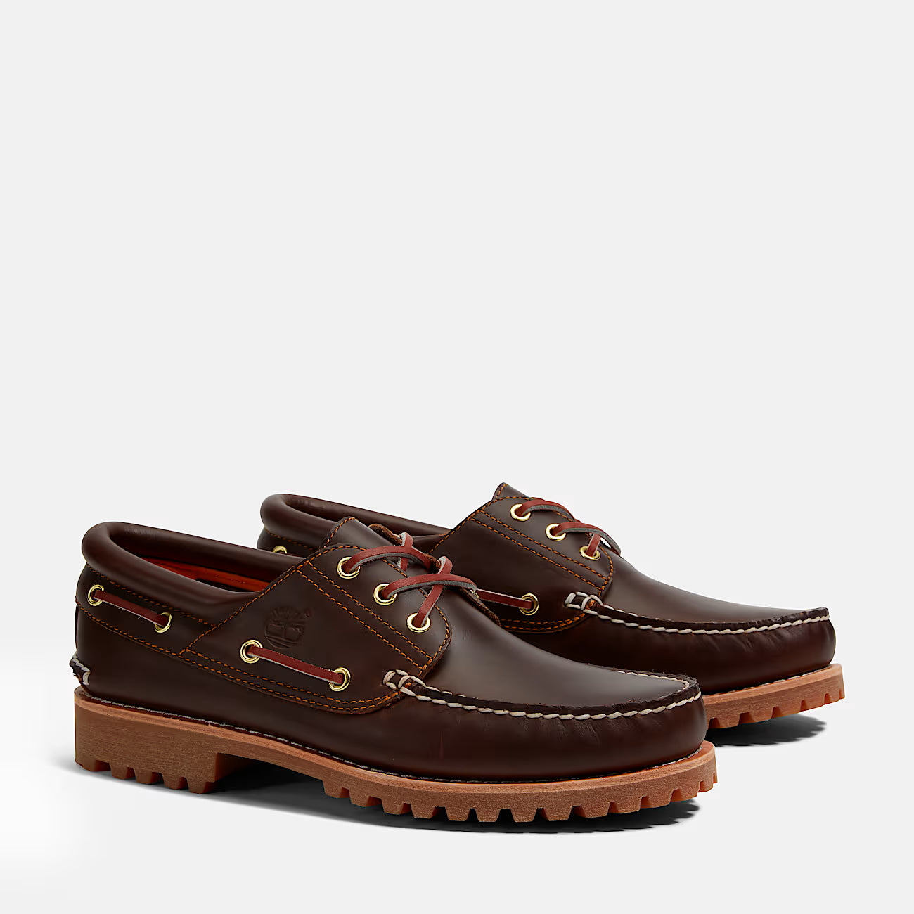 Timberland® Authentic 3-Eye Lug Handsewn Boat Shoe