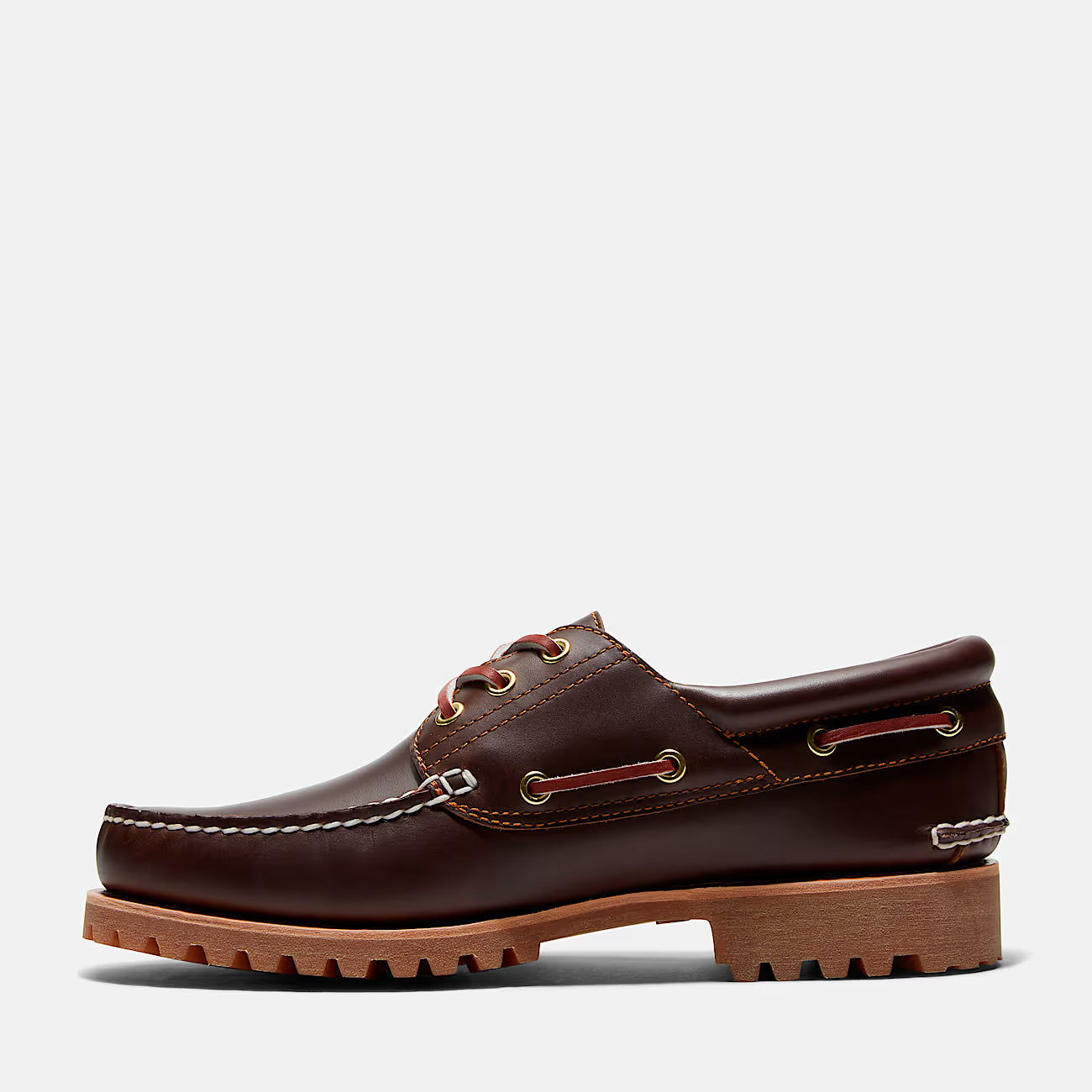 Timberland® Authentic 3-Eye Lug Handsewn Boat Shoe