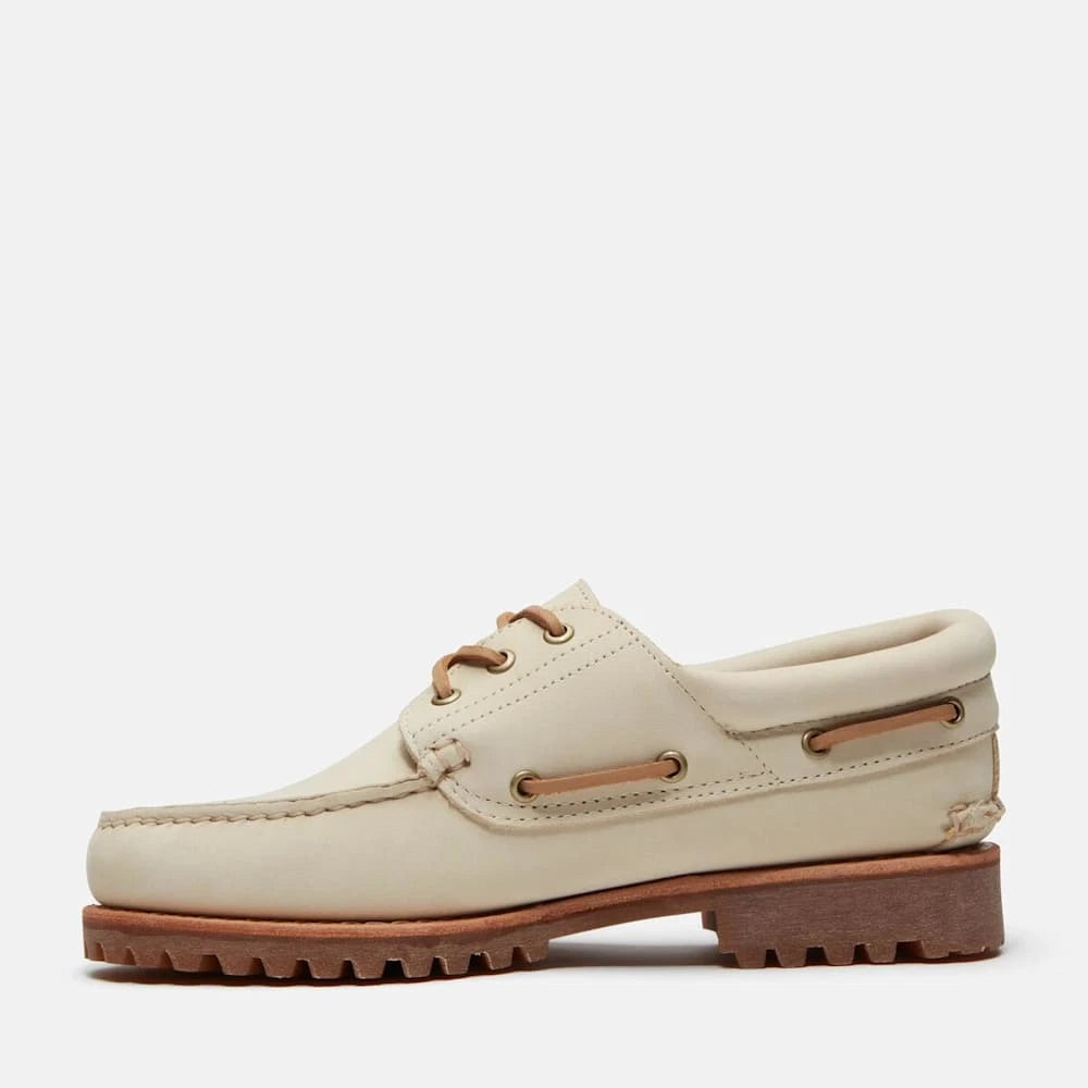 Timberland® Authentic 3-Eye Lug Handsewn Boat Shoe